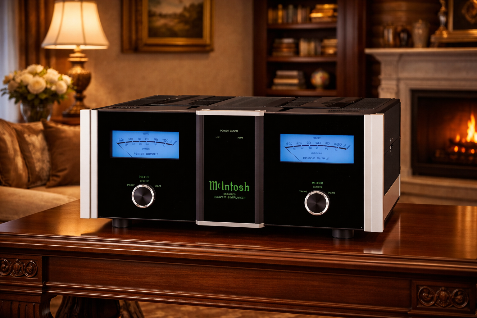 McIntosh MC402 Power Amplifier in Living Room