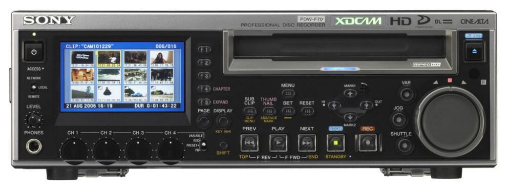 Sony PDW-F70 repair, firmware upgrade, SDI port, no power, no audio, liquid salt sand damage, front glass replacement, firewire, rejecting media, physical damage, broken lens, Technical-Service Bulletins - tek media group